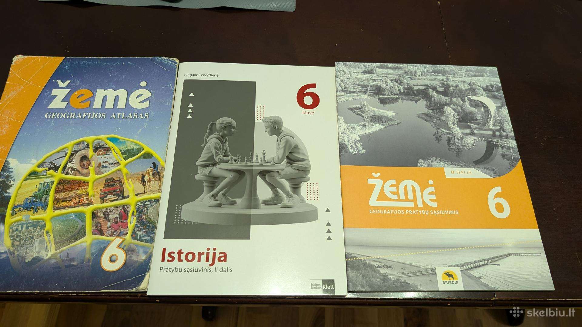 6 klasės naujos pratybos ir naudotas atlasas