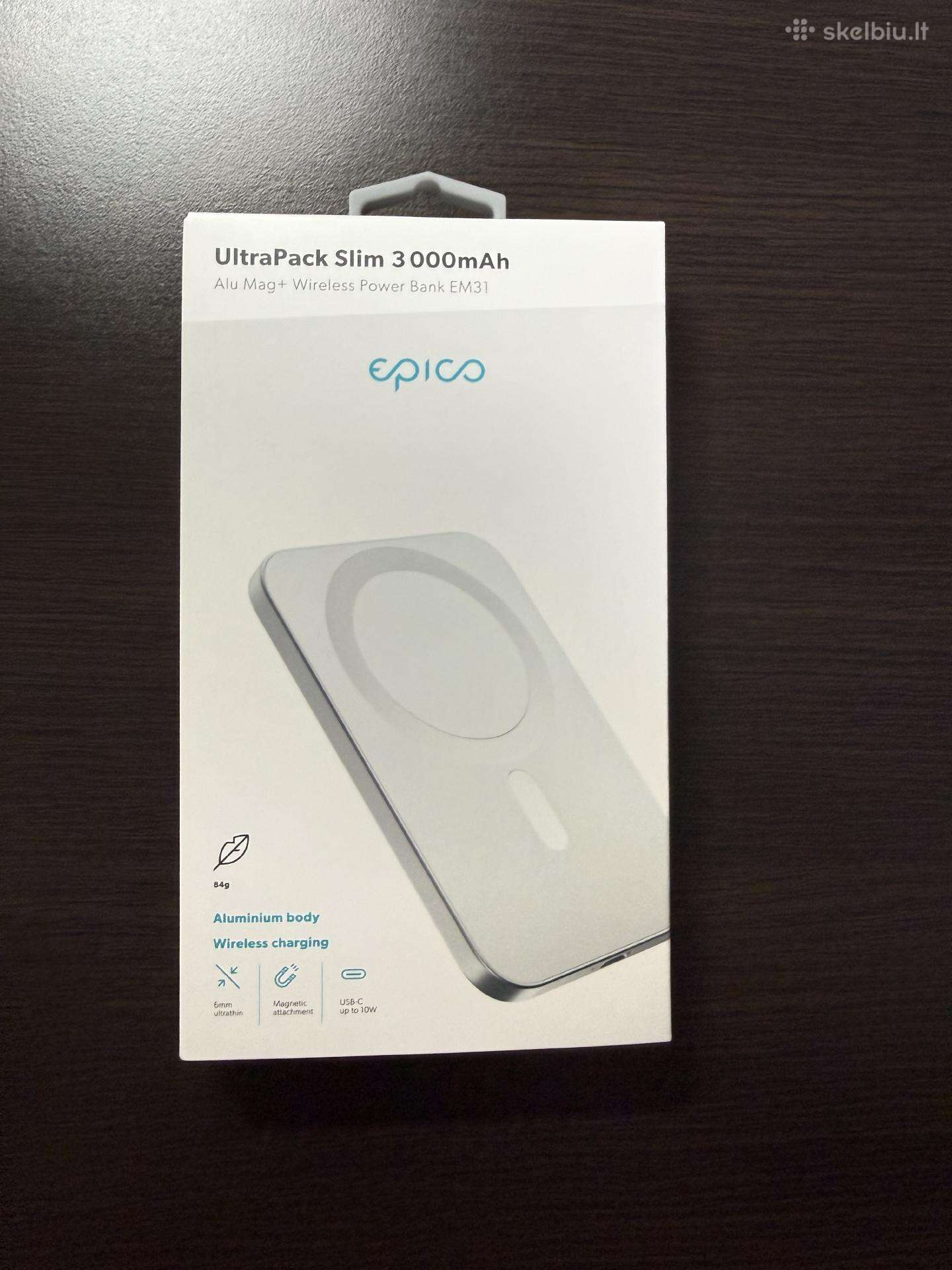 Epico 3000 mah išorinė baterija / powerbankas