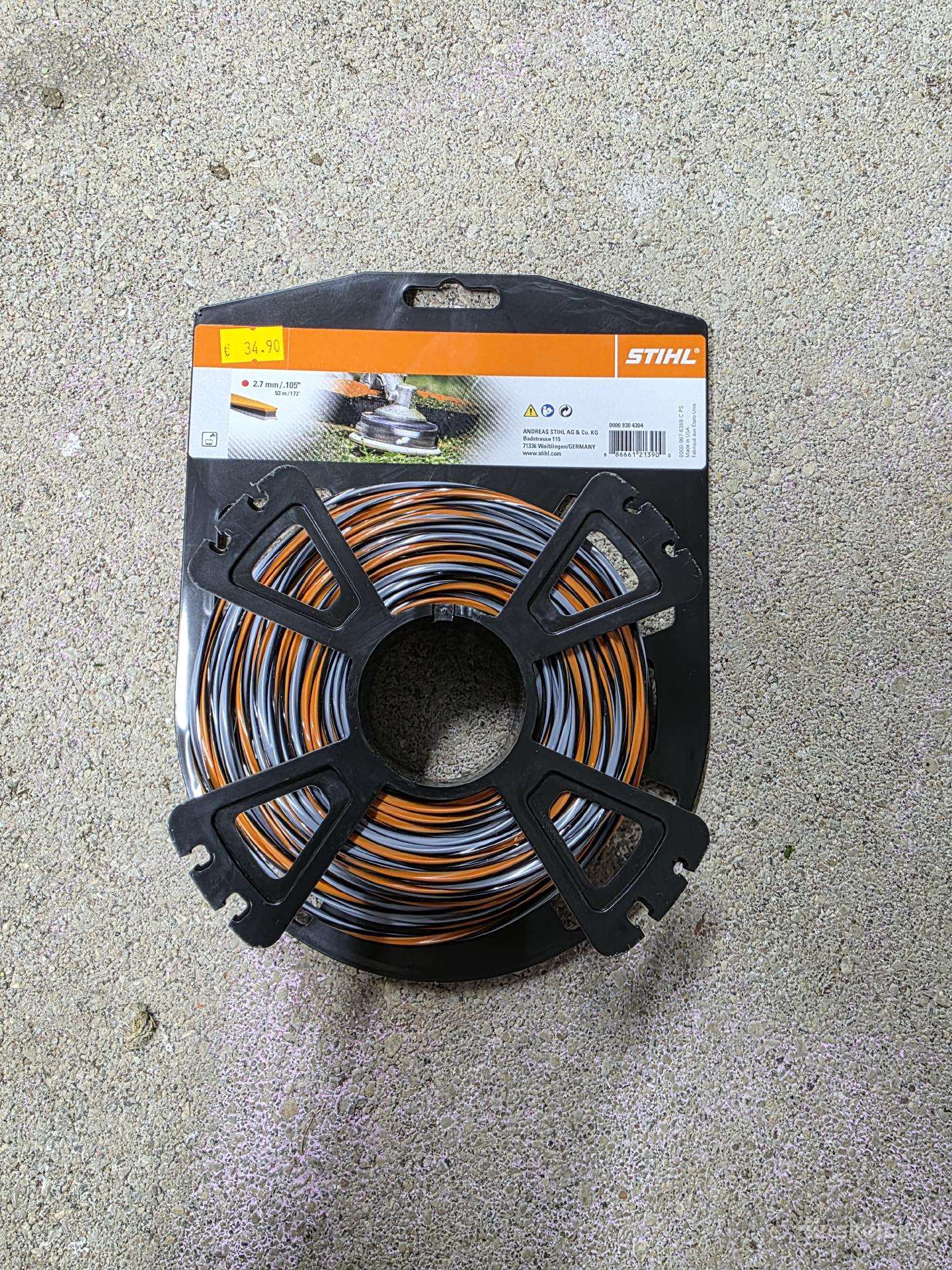 Stihl trimerio valas 2,7mm