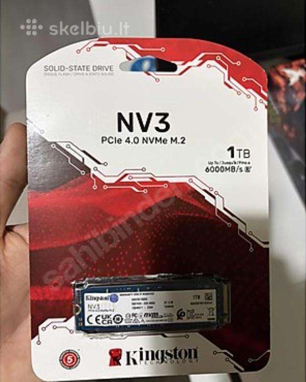 Kingston Nv3 SSD naujas