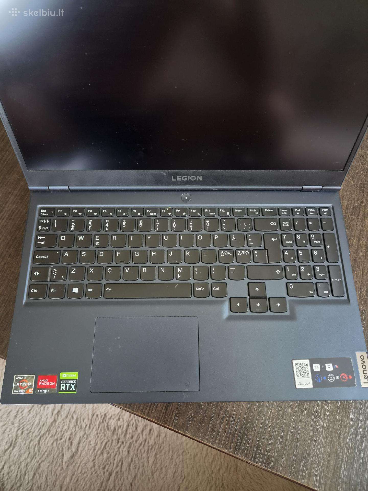 Lenovo legion 5 žaidimu kompiuteris
