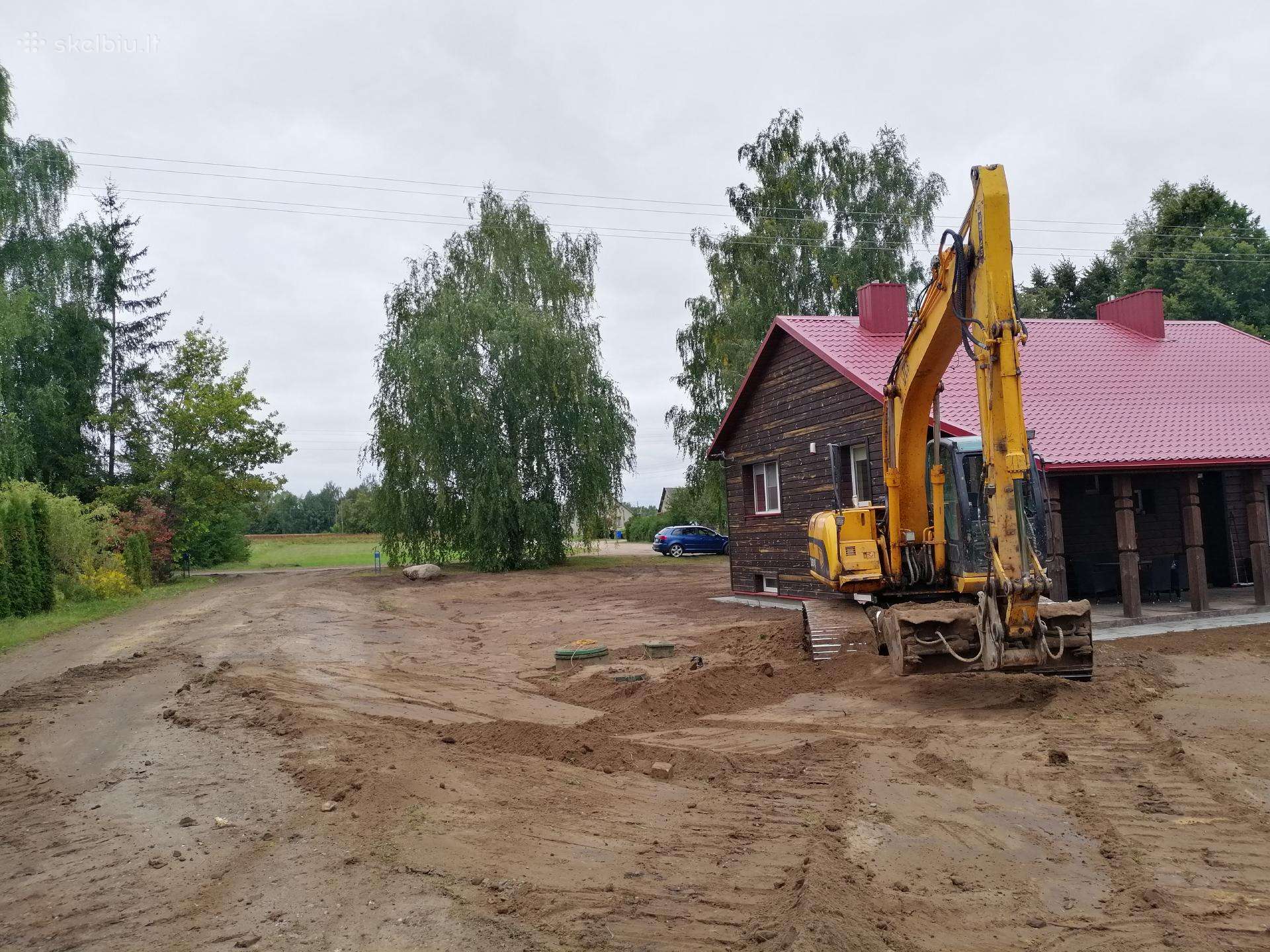 Cat 305, statybos transporto nuoma