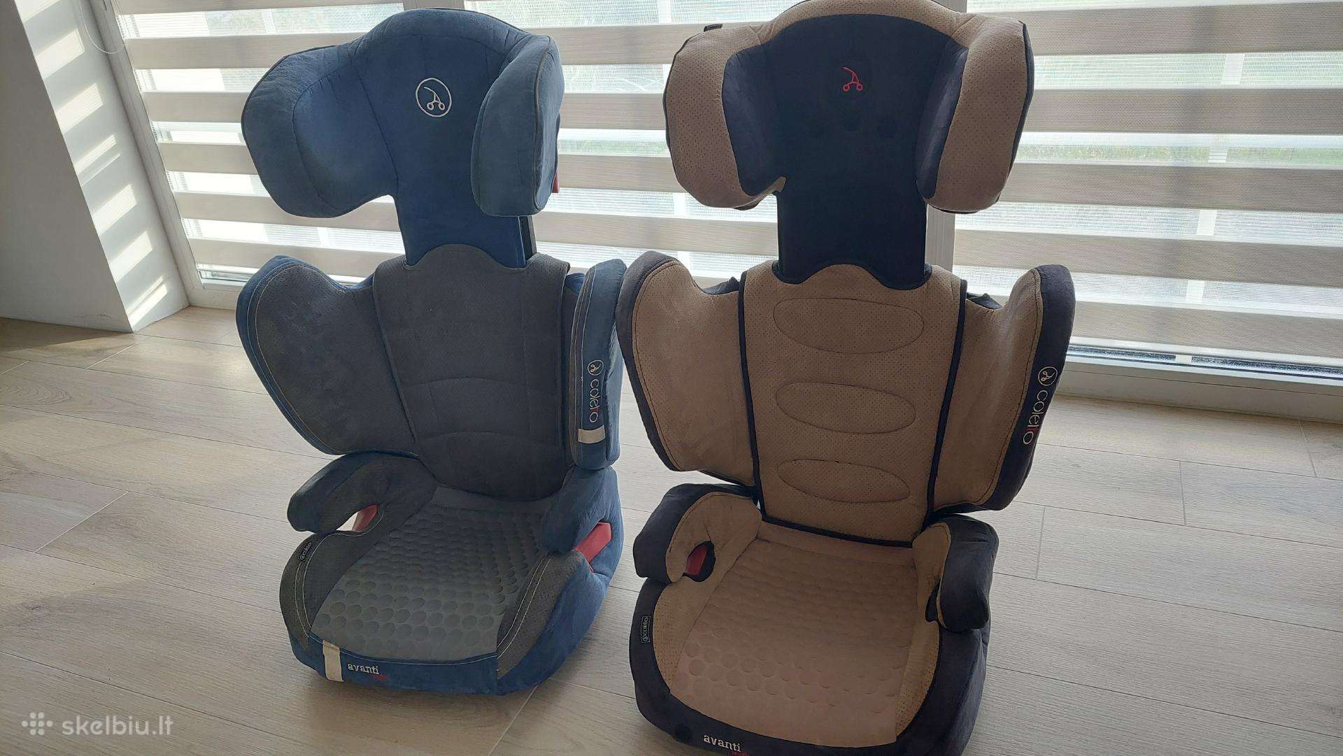 2 Autokėdutės "Coletto Avanti Isofix"15-36 kg