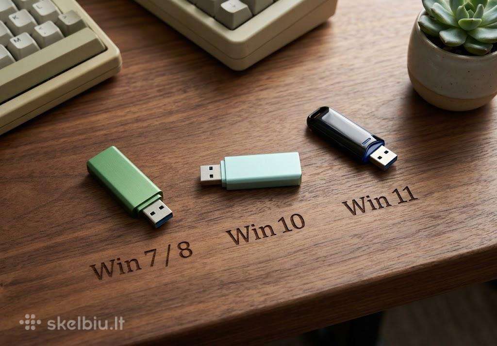Windows 11/10 - #Paruošti instaliuoti Usb