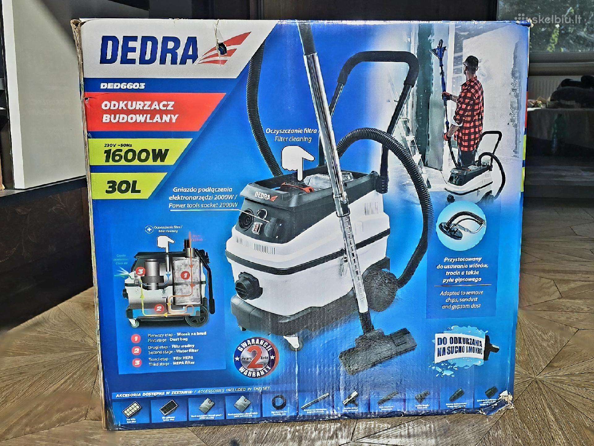 Dedra Ded6603 statybinis dulkių siurblys