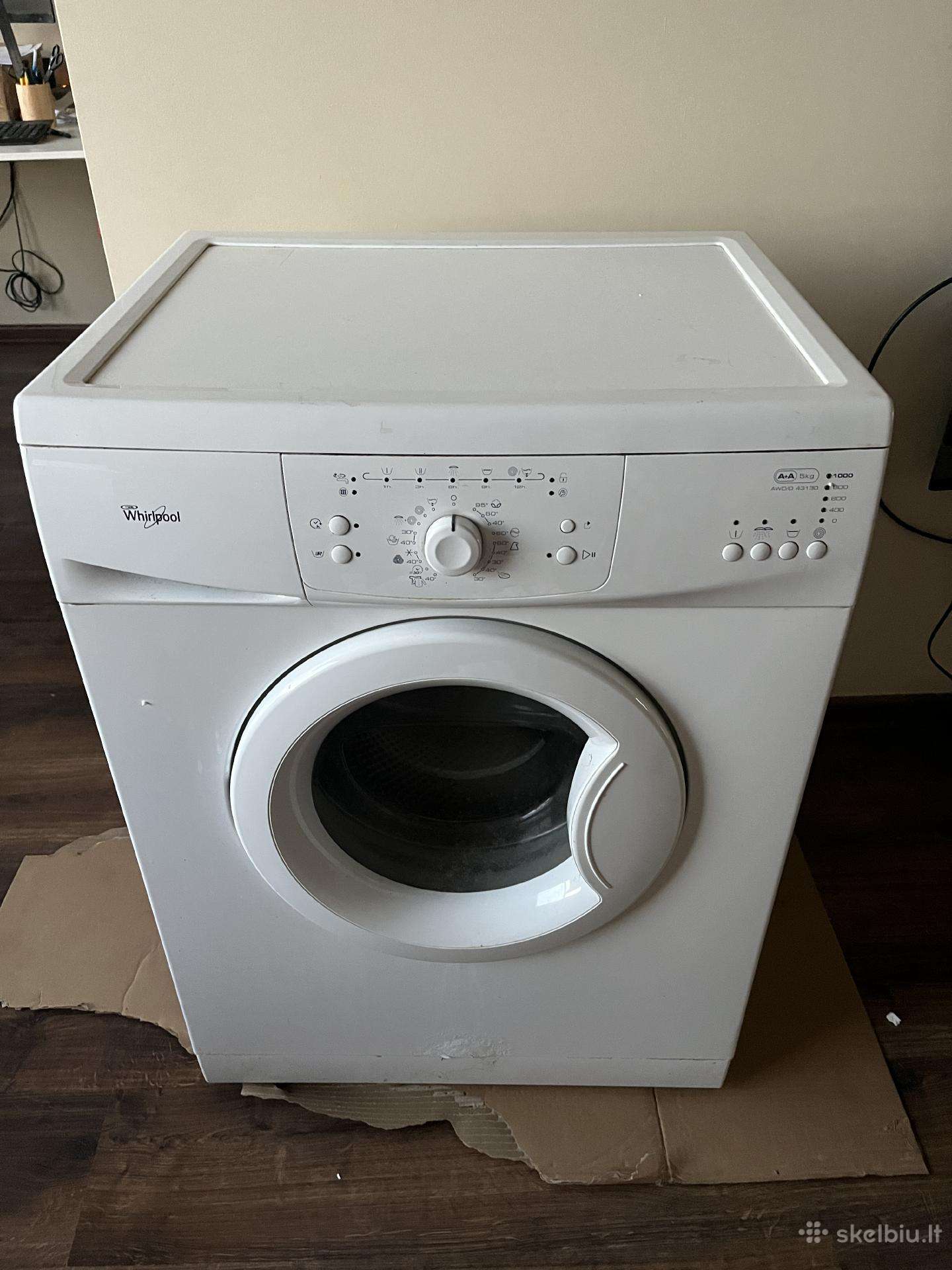 Skalbyklė Whirlpool Awo/d 43130 neveikianti
