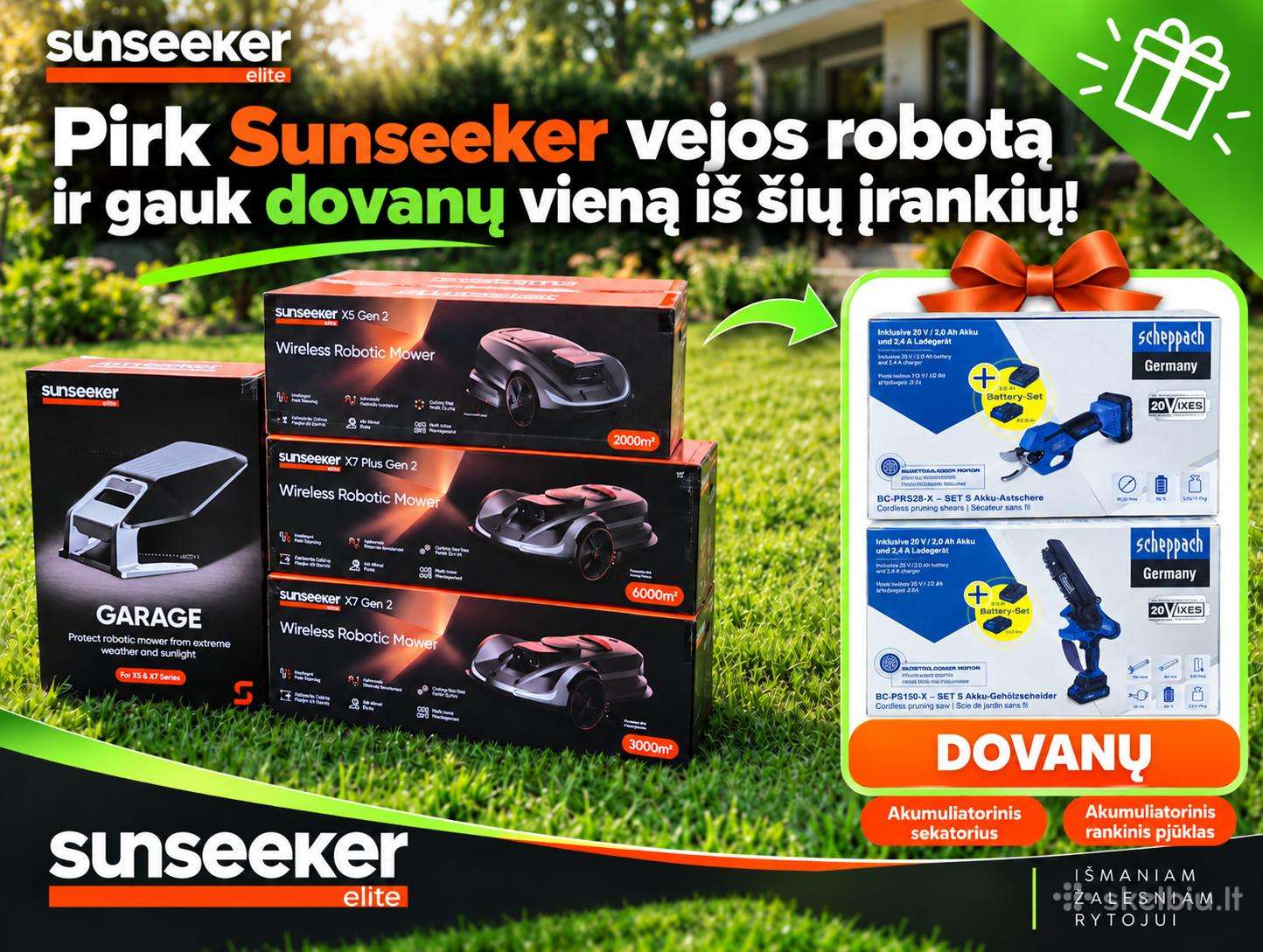 Vejos robotai + Dovanos