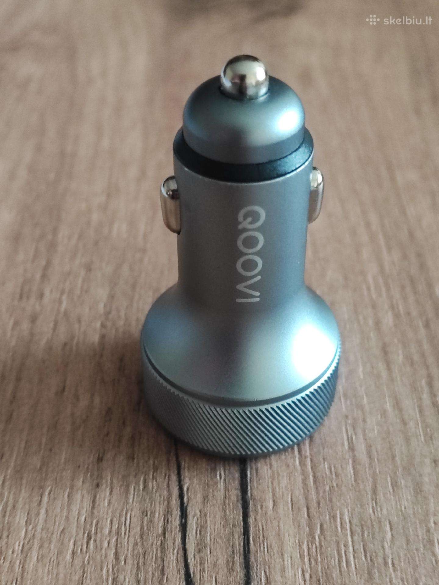 Qoovi 80w telefono automobilinis įkroviklis