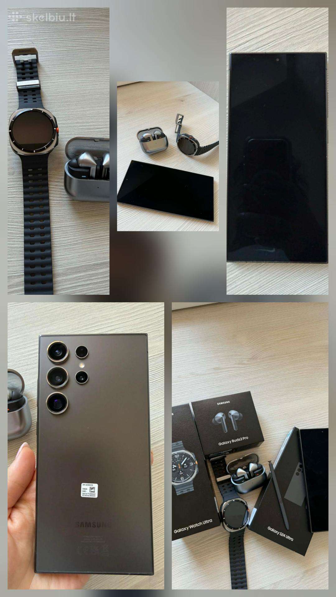 Galaxy S24 Ultra256 galaxywatchultragalaxy Buds3