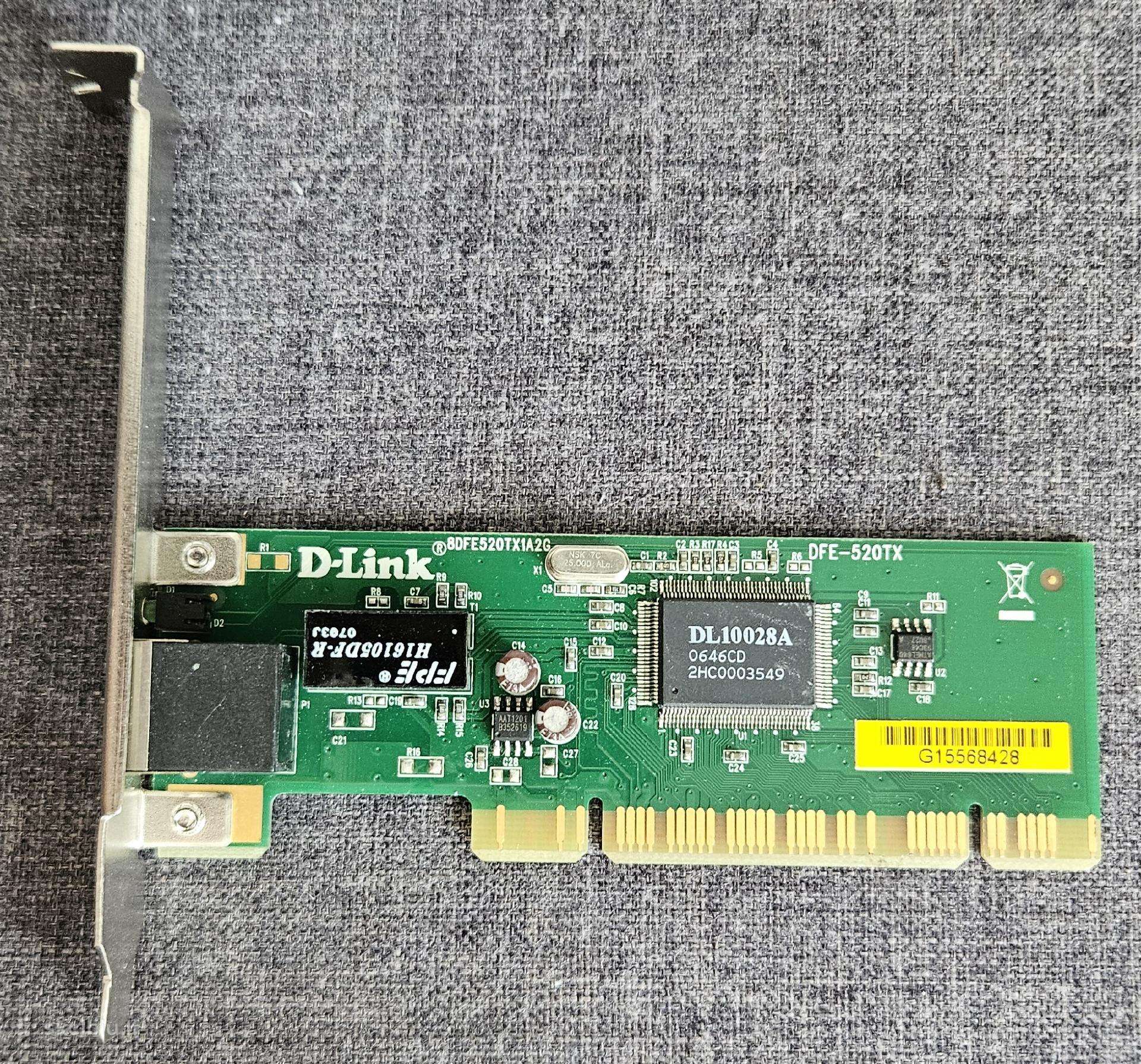 Tinklo plokštė D-link Dfe-520tx