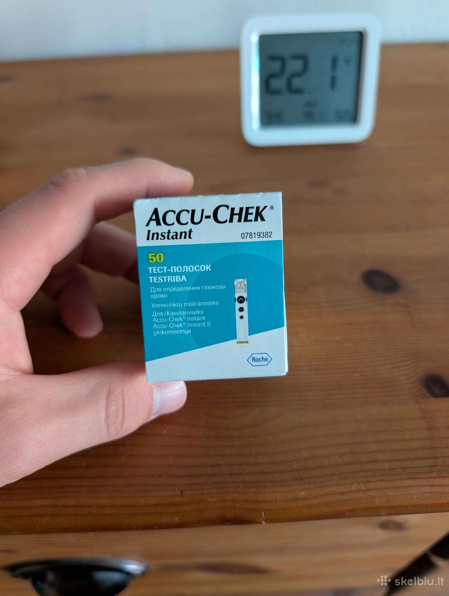 Accu check instant juostelės