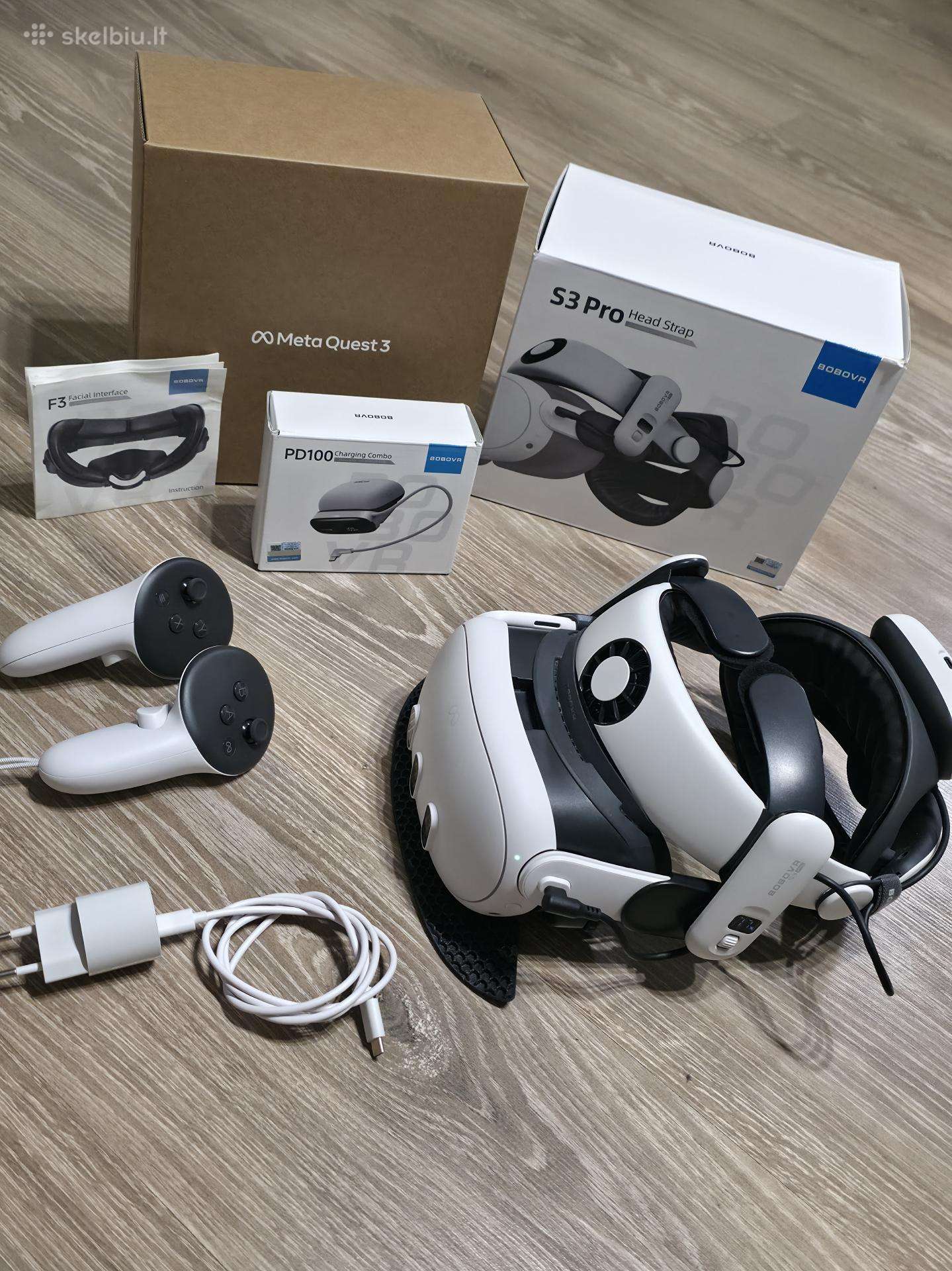 Meta Quest 3 (512gb) + Bobovr S3 Pro