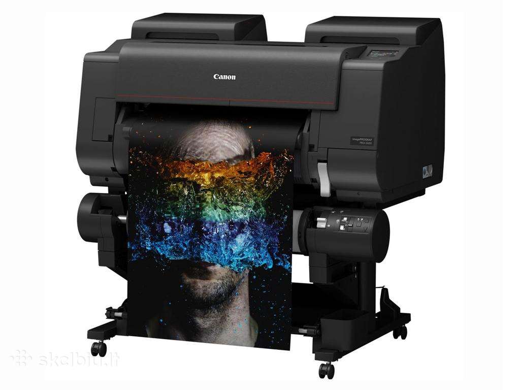 Plačiaformatis Canonprograf Gp-2600 su medžiagomis