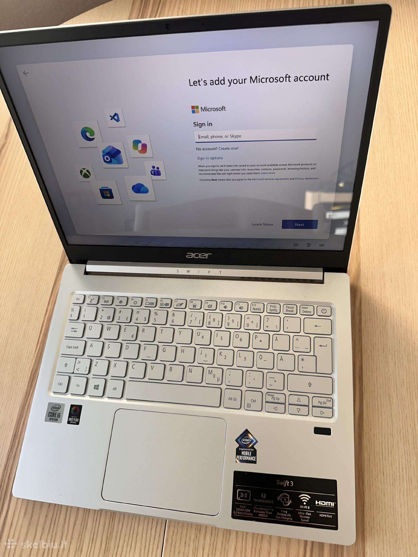 Acer Swift 3 Sf313-52 / i5 / 8 GB RAM / 512 GB SSD