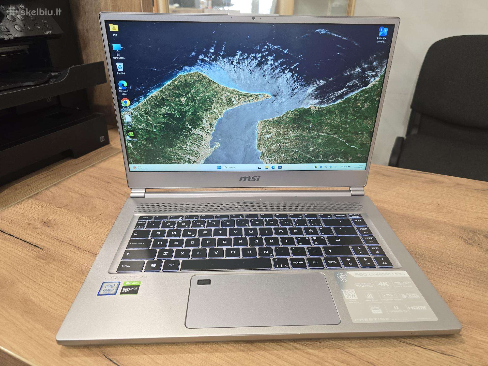 Msi P65 Creator 15.6"i7-9750h/16gb/512gb/gtx1660ti