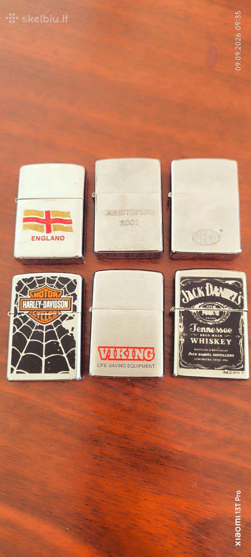 Zippo ziebtuveliai