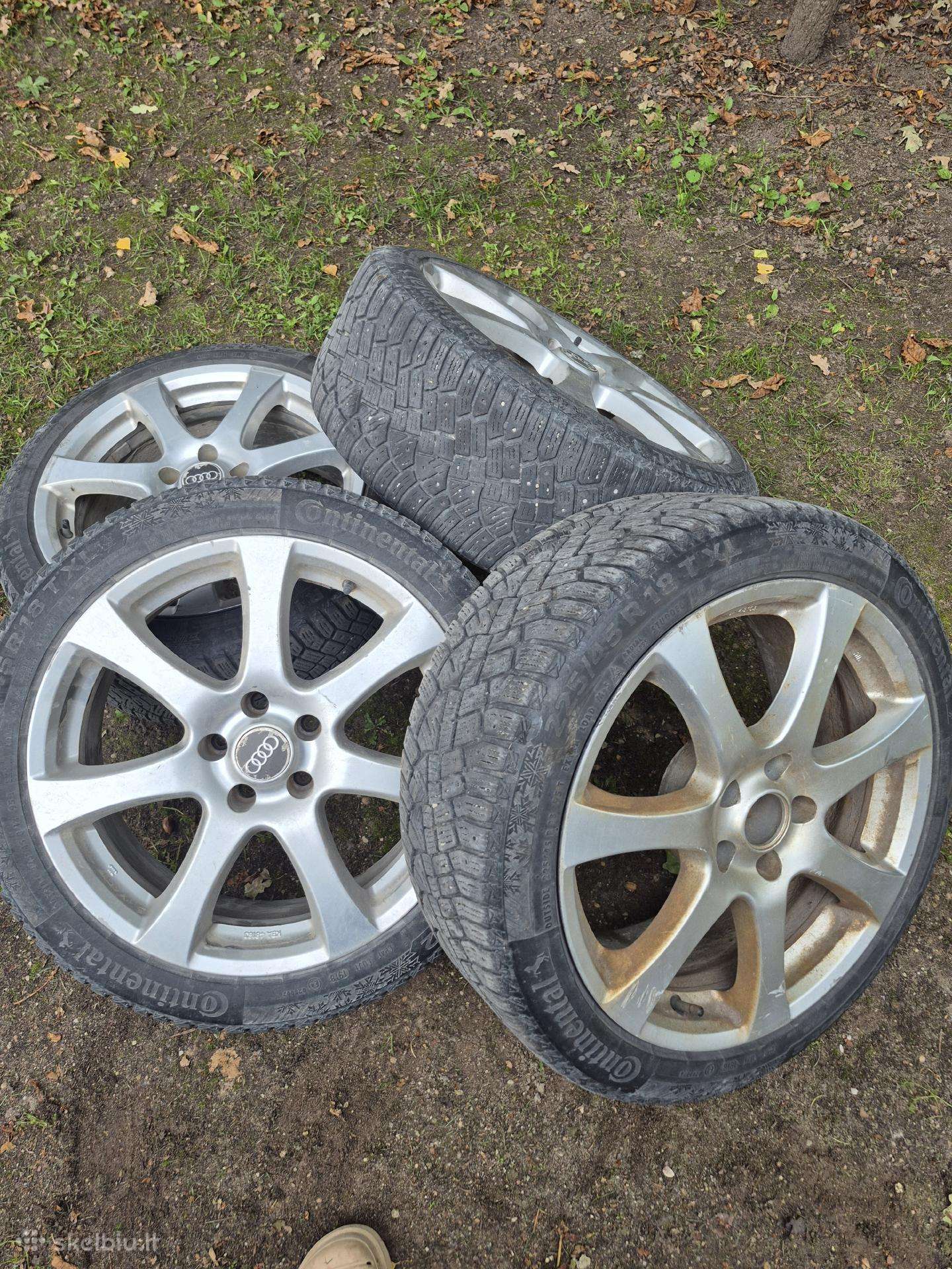 R18 ratlankiai 5x112 su Continental padangomis.