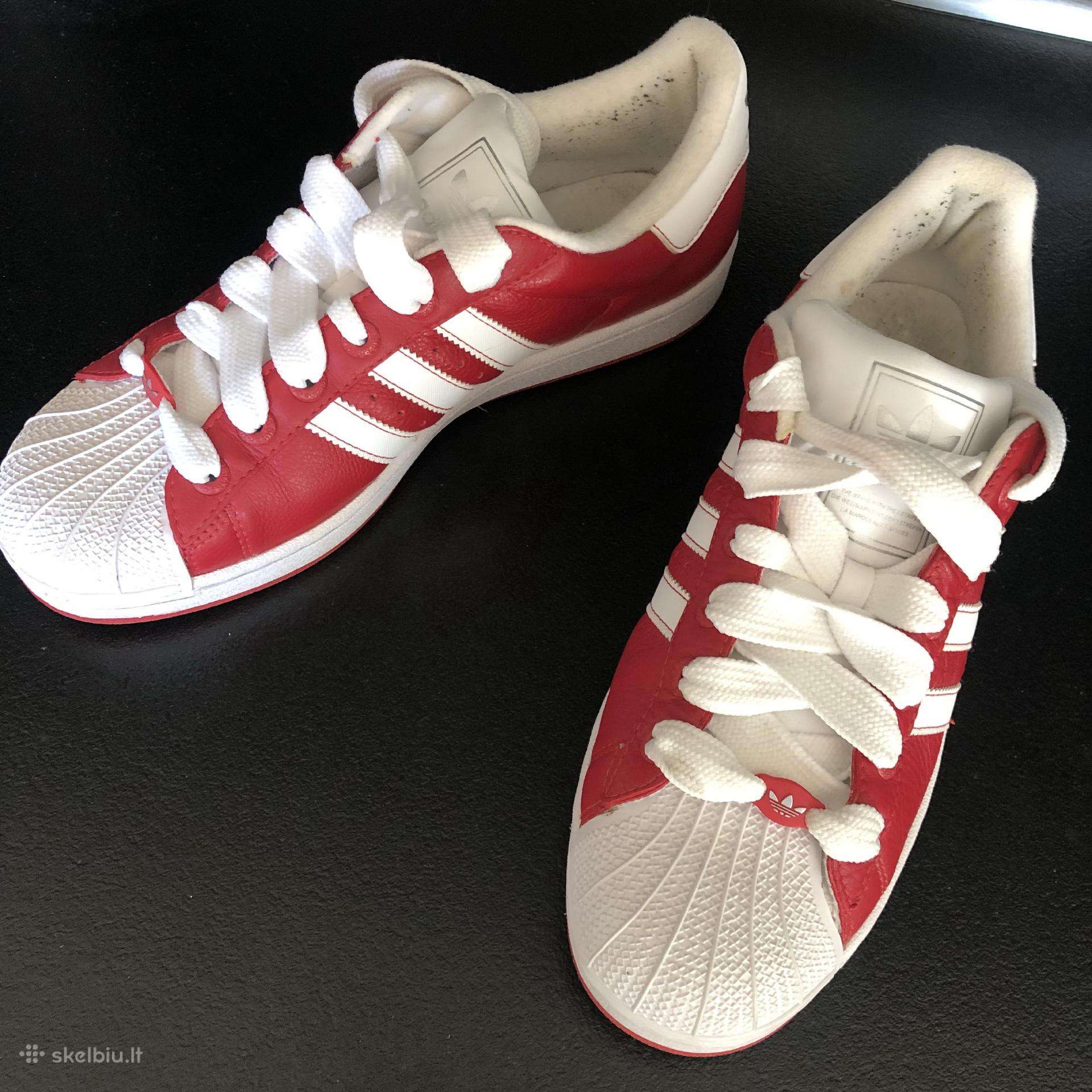 Sportbačiai Adidas Superstar II red/white 42 2/3