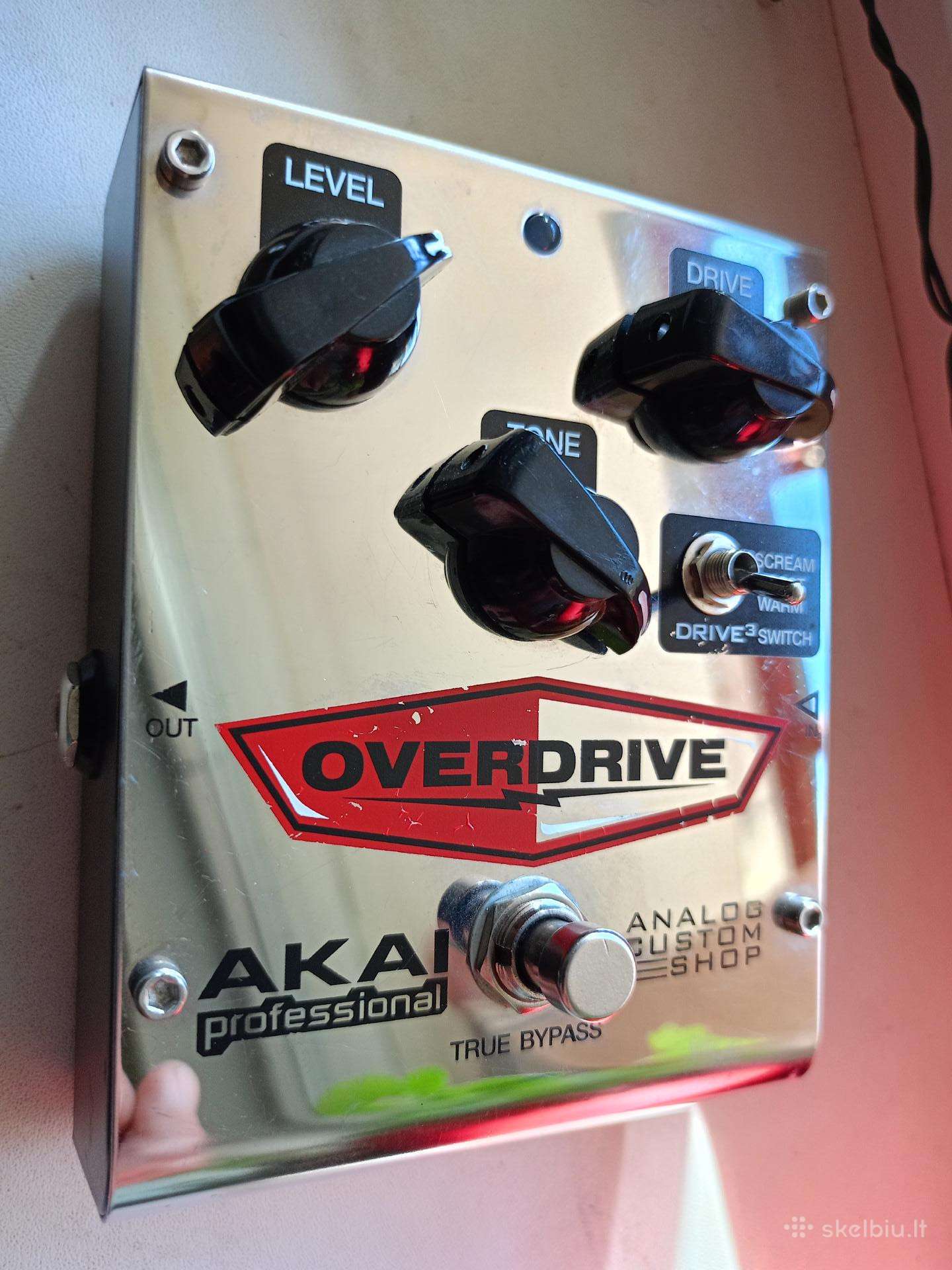 Guitar pedal Akai pro overdrive Analog Custom