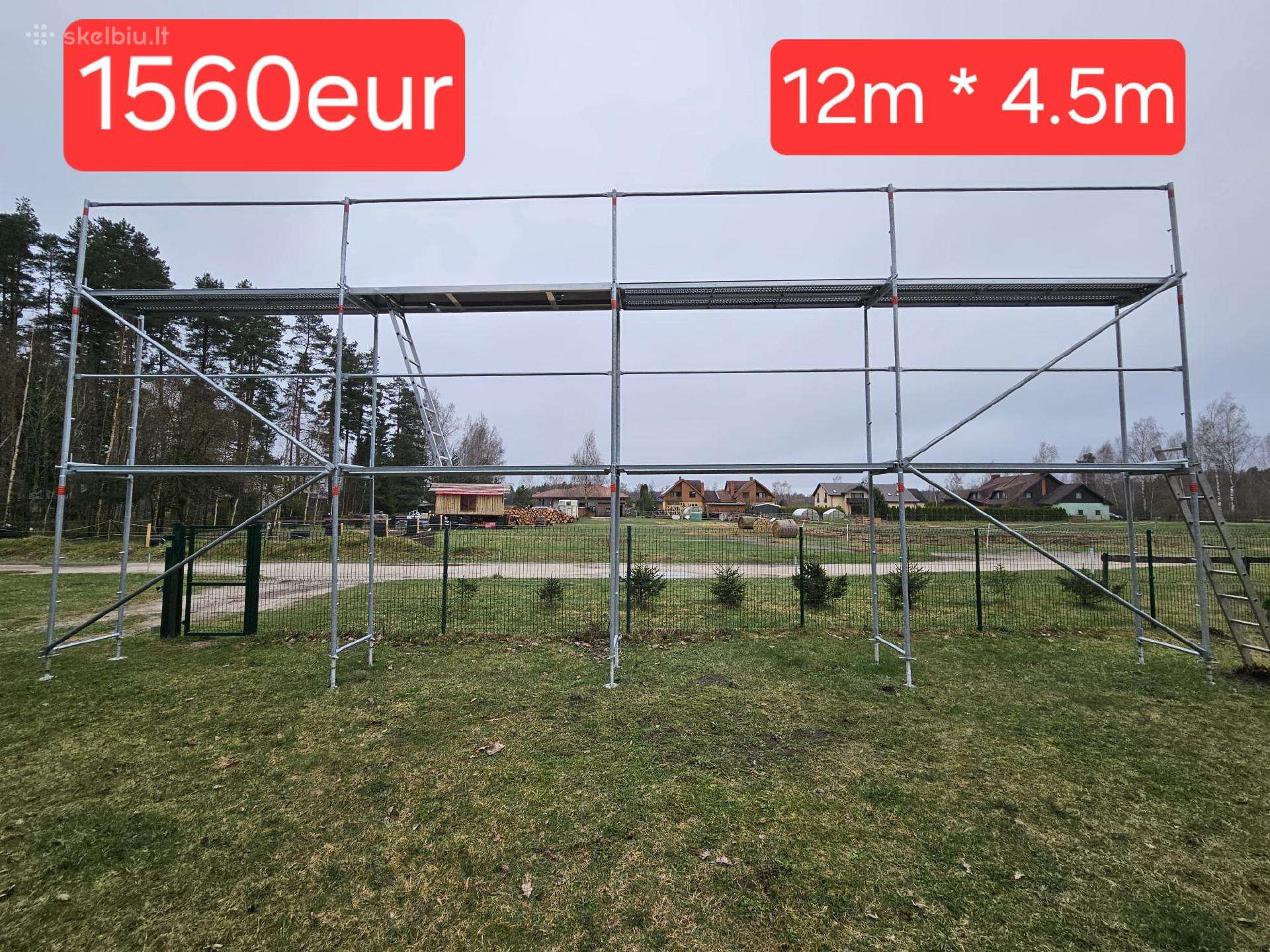 Parduod naujus pastolius, 12m*4,5m T+37122559926