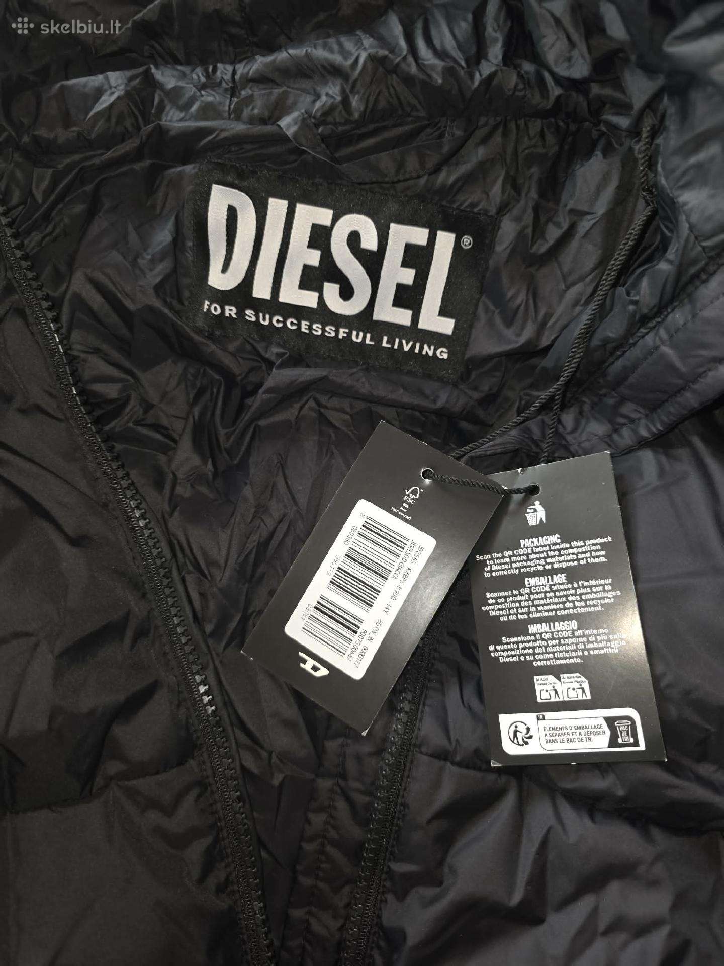 Nauja pūkinės diesel striukė