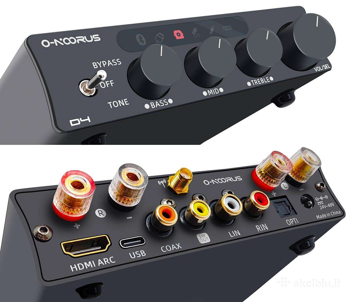 O-noorus D4 Tpa3255 2x300w Bluetooth Hdmi Arc
