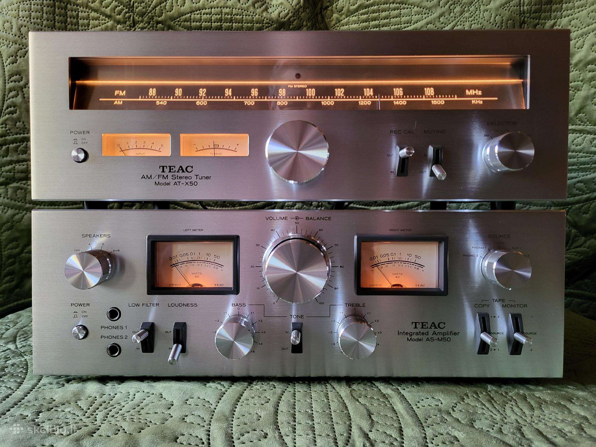Stiprintuvas+tuneris Teac As-m50. At-x50.