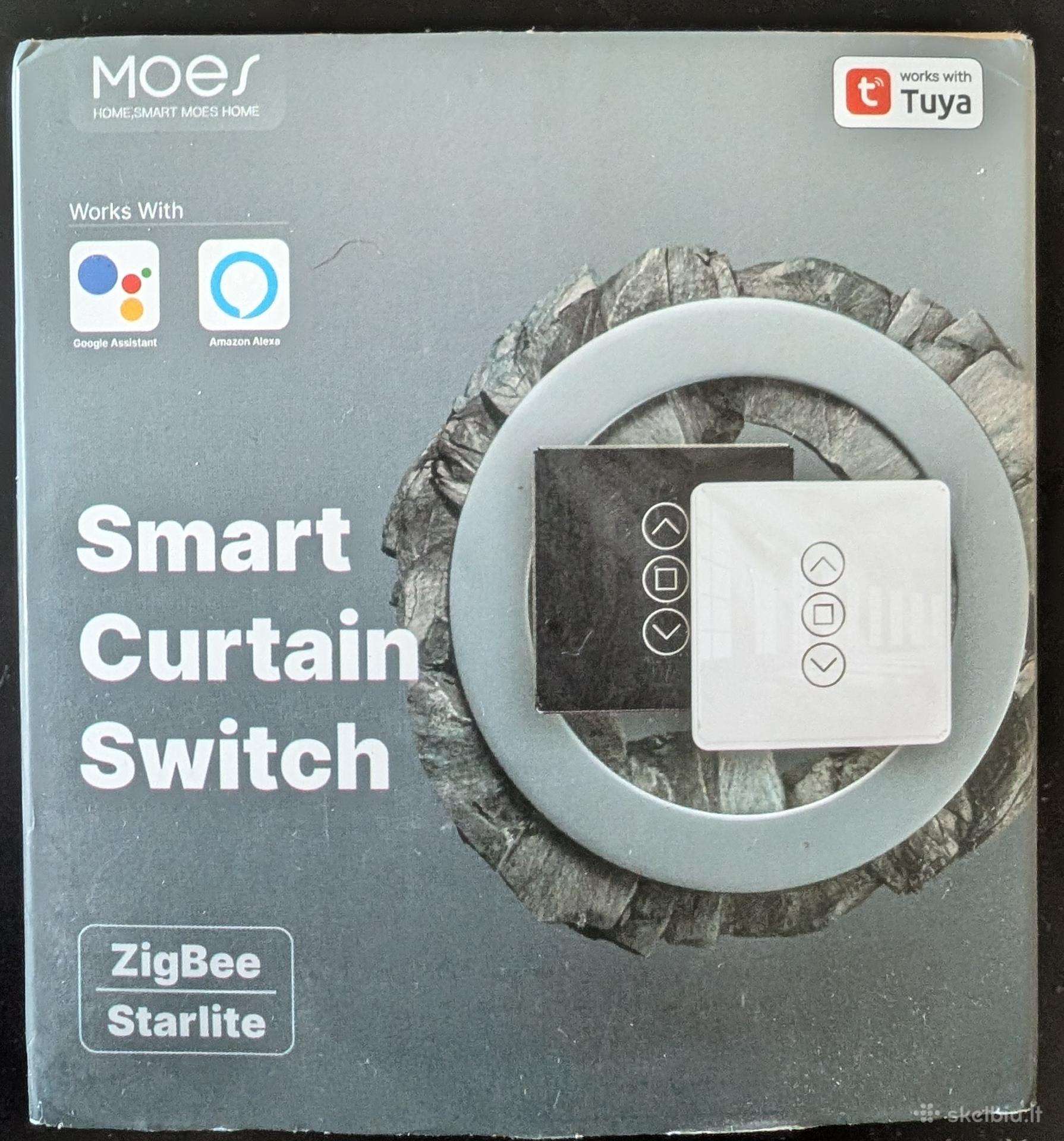 Naujas išmanusis roletų jungiklis Moes (Zigbee)