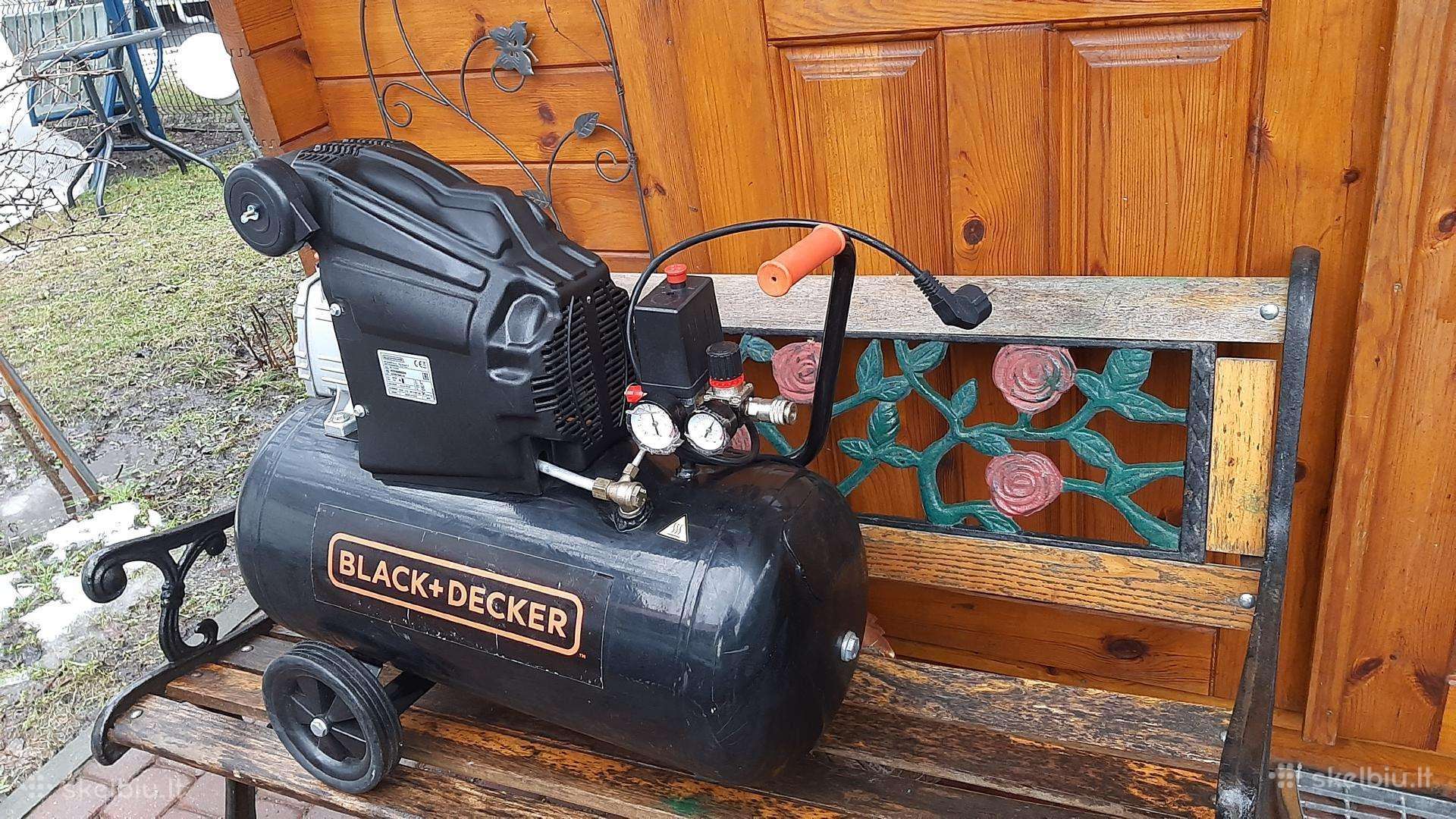 Oro kompresorius Black & Decker 50 litru