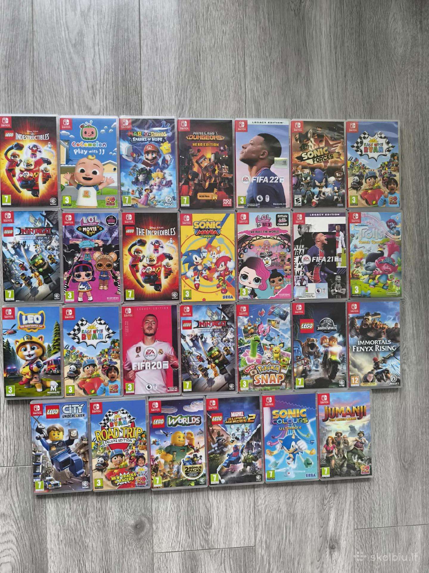 Nintendo switch zaidimai !