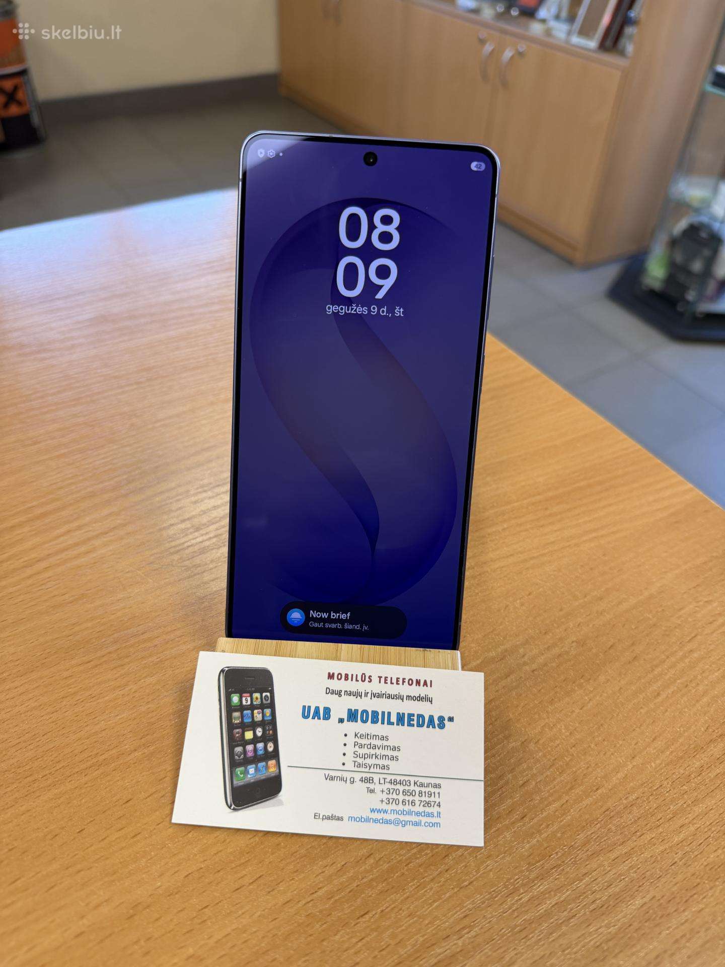 Samsung s26 Ultra Silver Blue 256gb Kaina 790eur