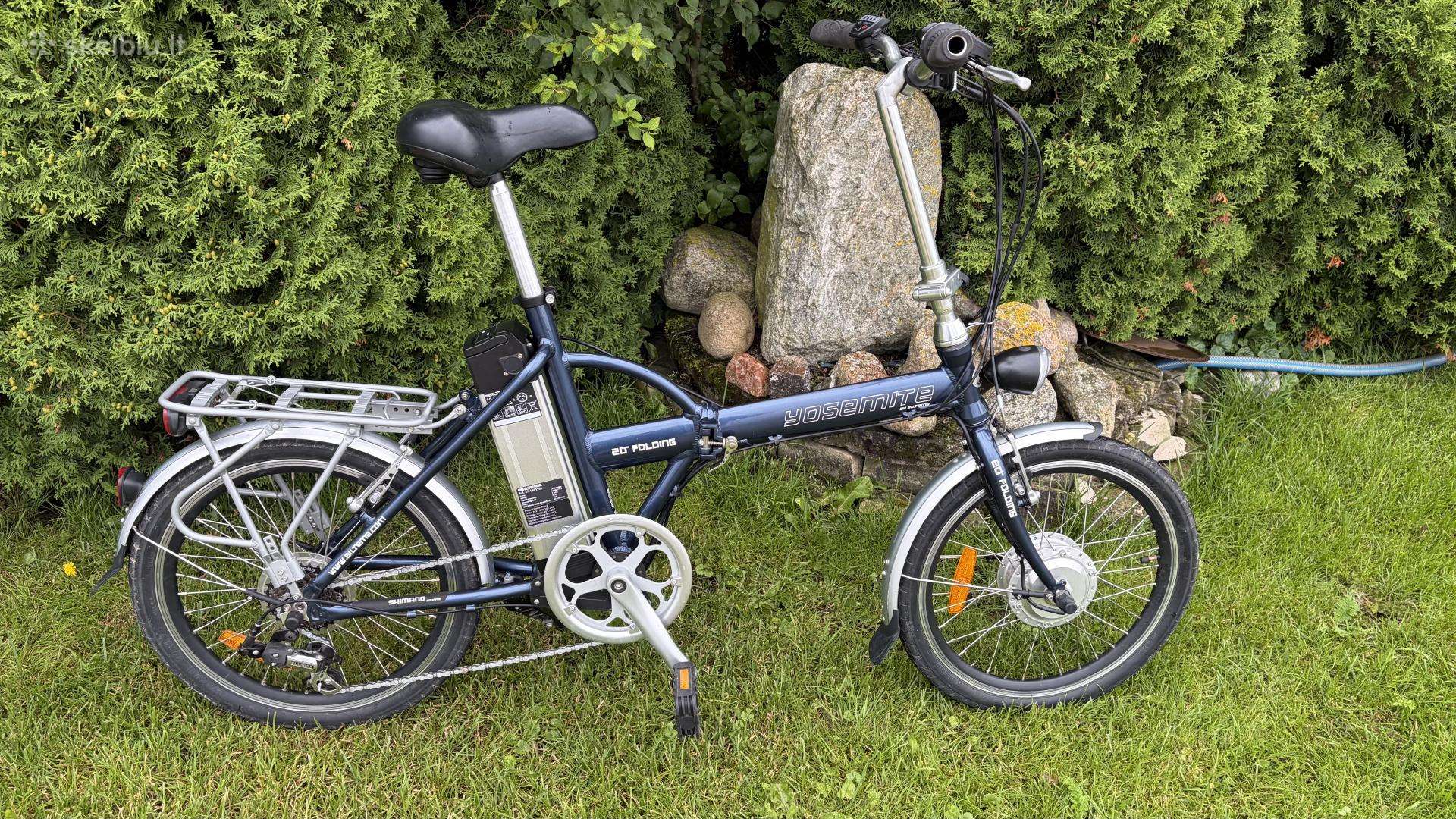 Elektrinis sulankstomas dviratis