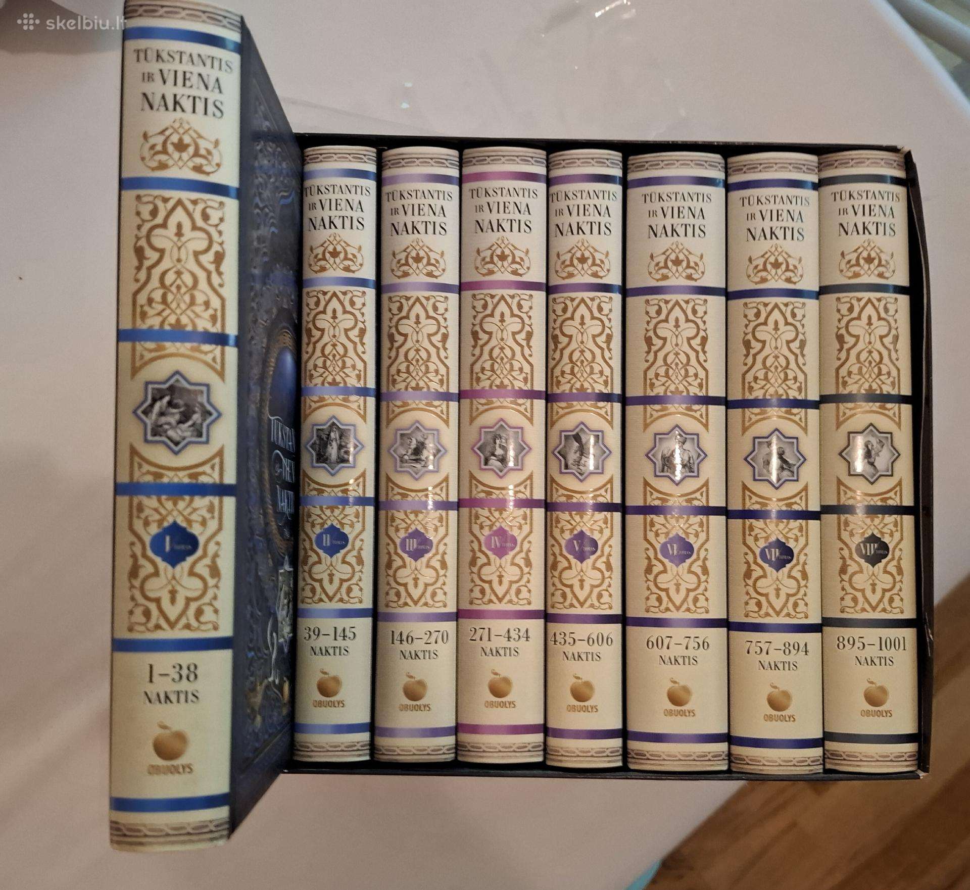 Tūkstantis ir viena naktis: 8 tomai + dėžė