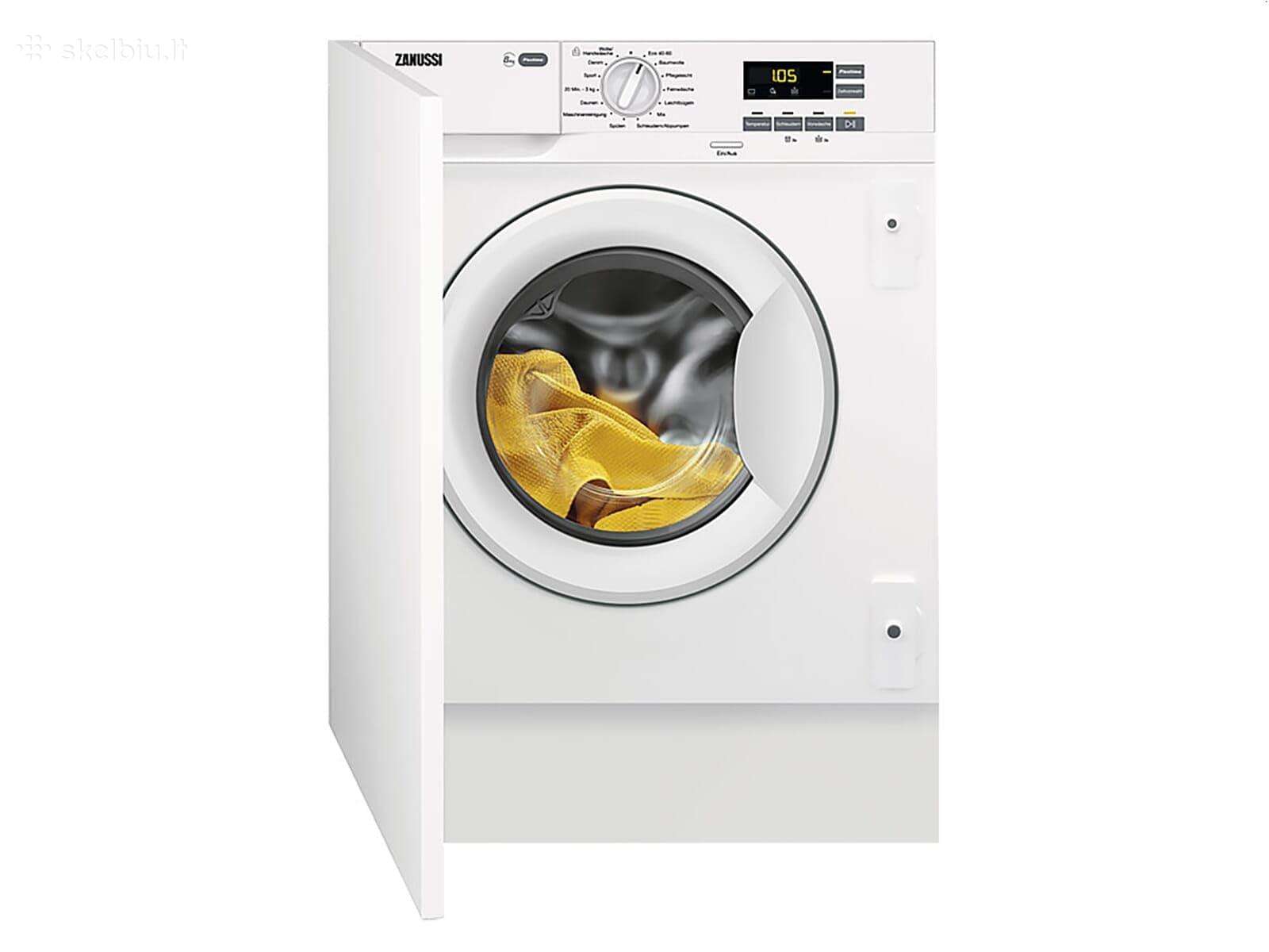 Įmontuojama skalbimo mašina Zanussi Zwi8146wb