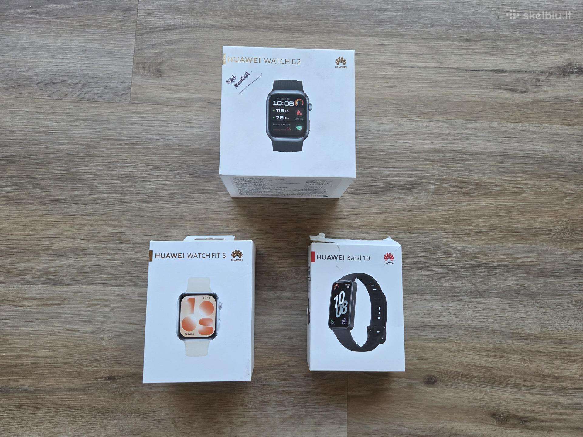 Huawei Watch D2, Fit 5, Band 10 Išmanus laikrodis