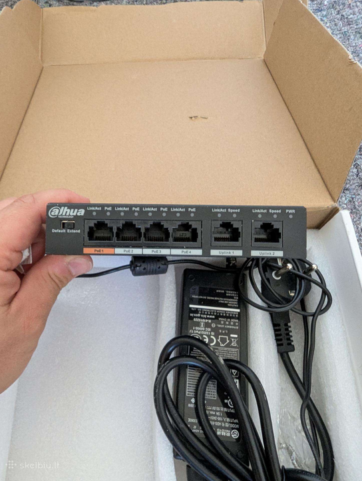 Poe tinko switchas Dahua Dh-pfs3006-4et-60