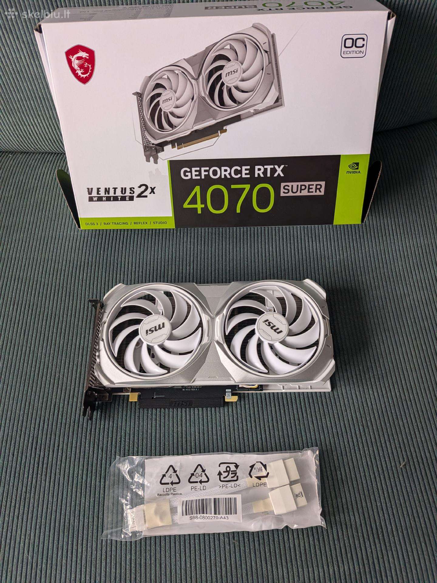 Msi Geforce Rtx 4070 Super Ventus 2x White Oc 12gb
