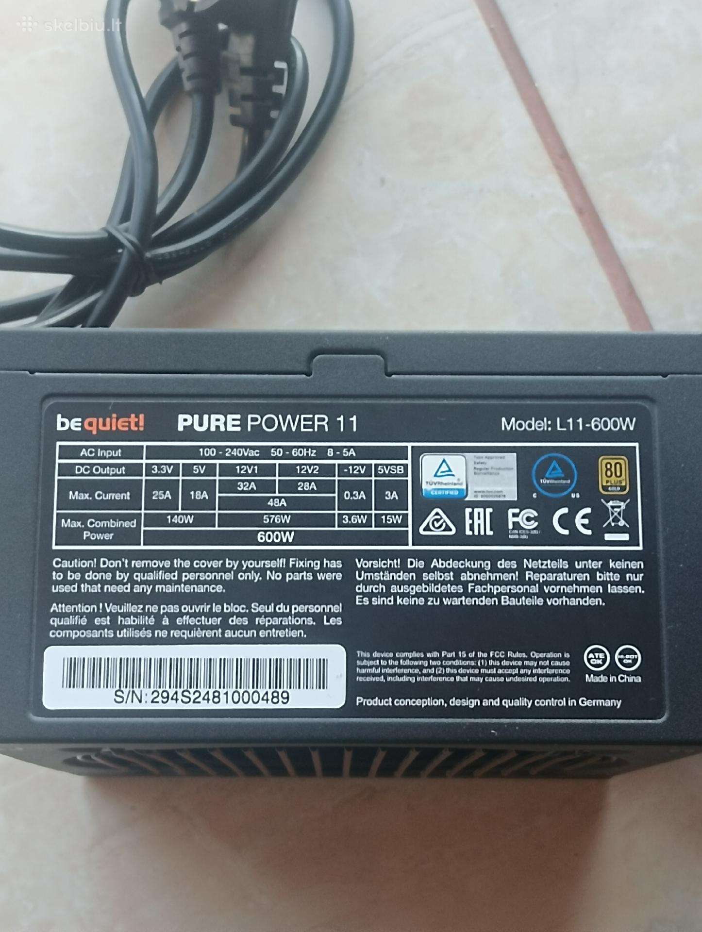 Bequiet pure power 11 600w