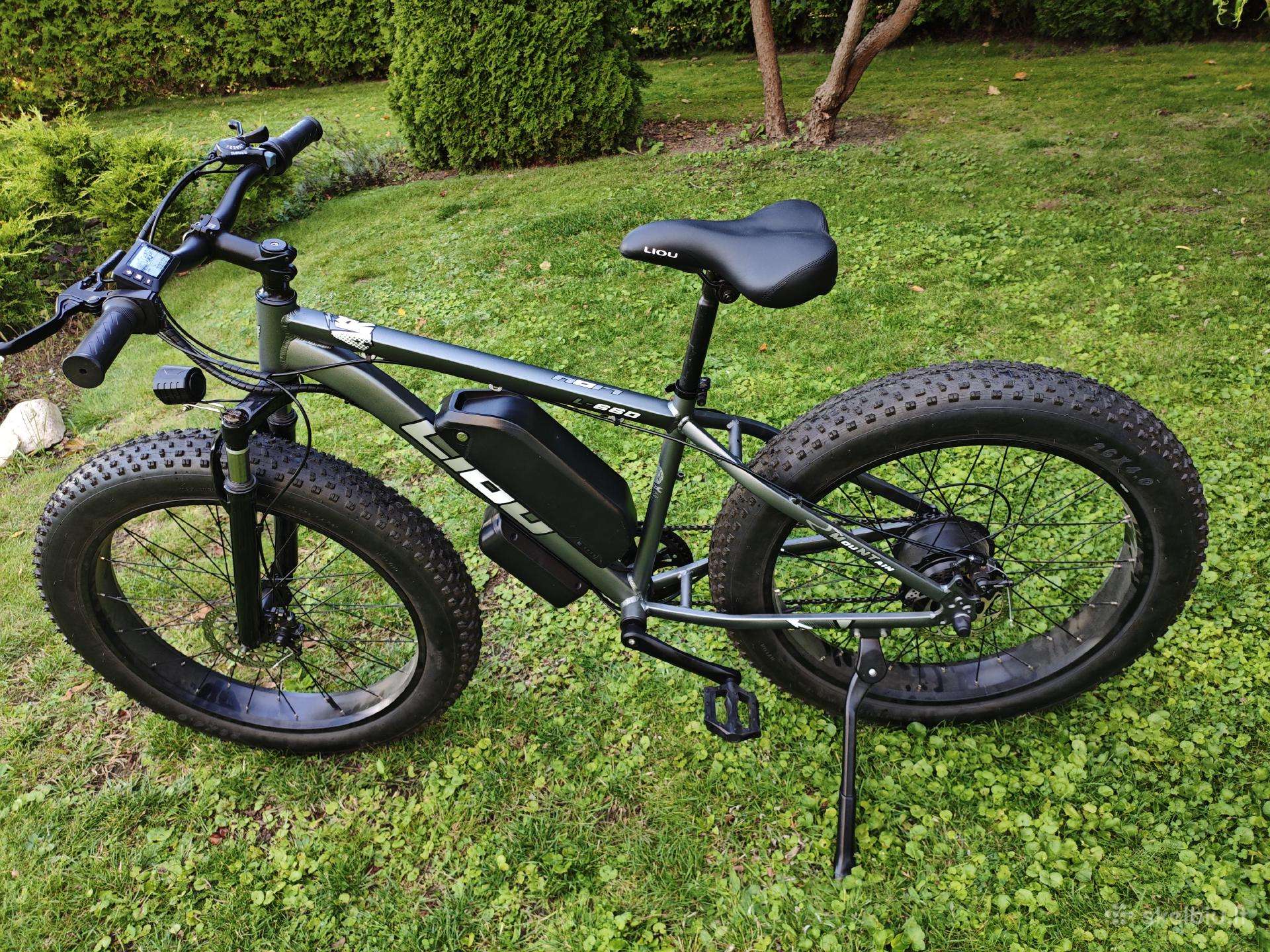 Naujas elektrinis dviratis fat Bike