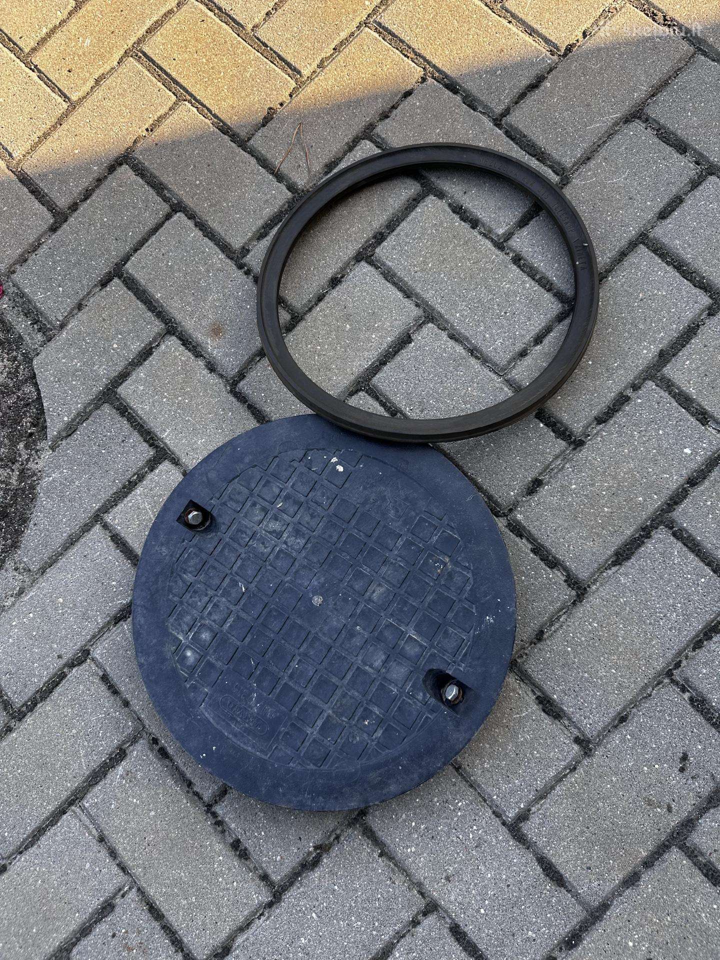 Šulinio dangtis 315 mm su tarpine, De