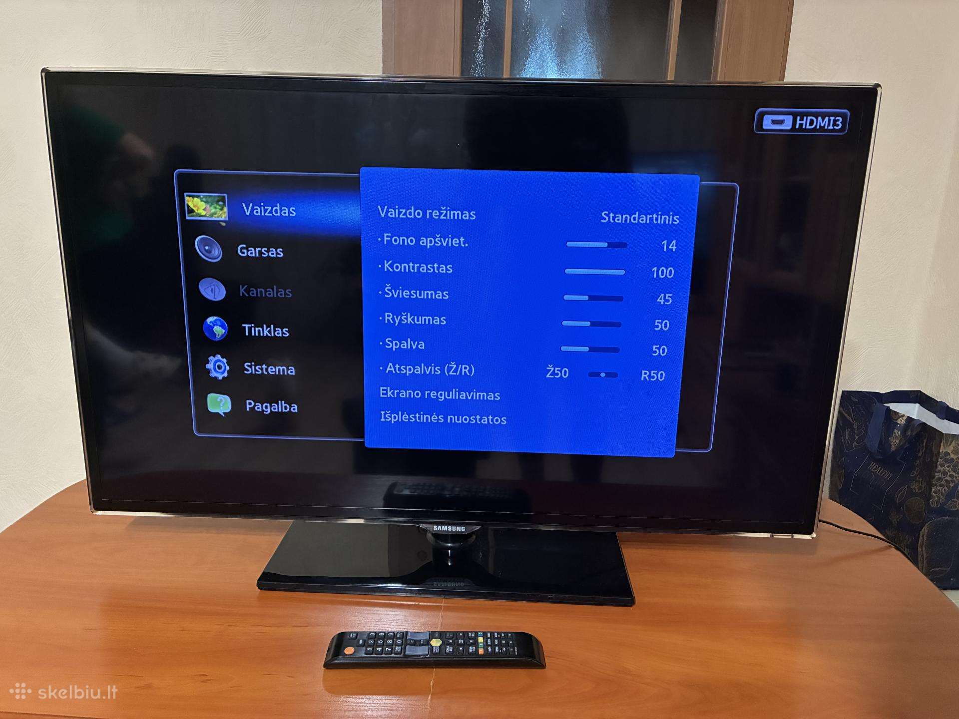 Parduodamas Samsung 40 Full HD Smart TV