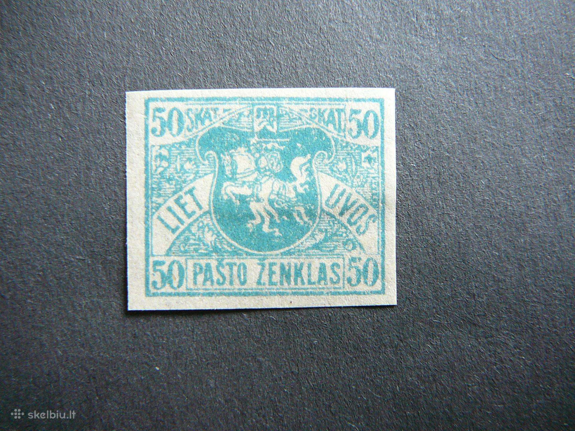 Lietuva 1919 III Berlyno laida Arkliai lit45su