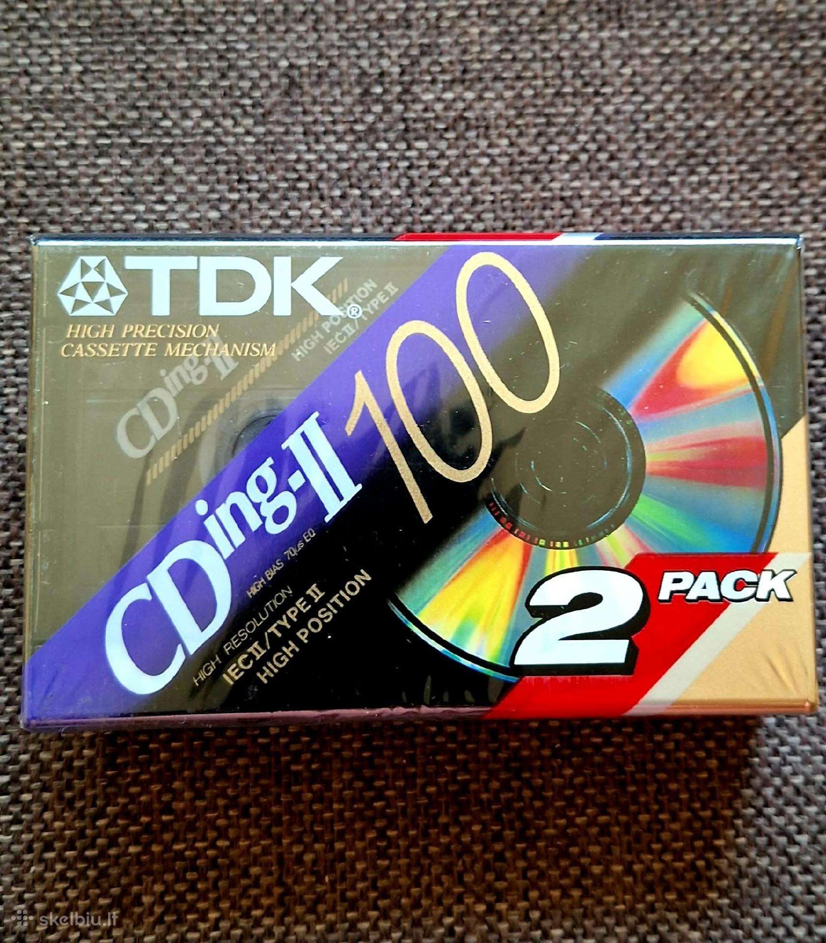 Tdk chrominės kasetės
