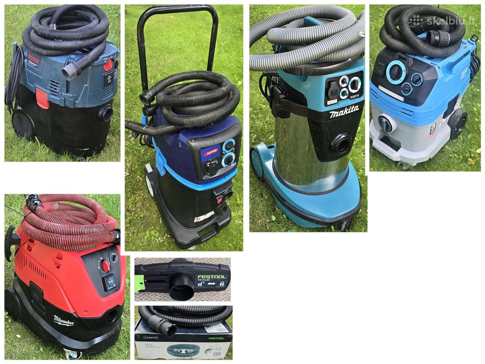 Dulkių siurblys Bosch Milwaukee Festool Makita