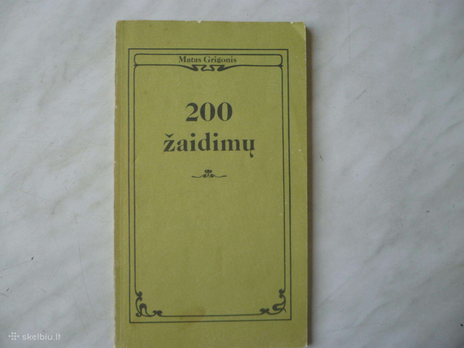 M. Grigonis - 200 žaidimų