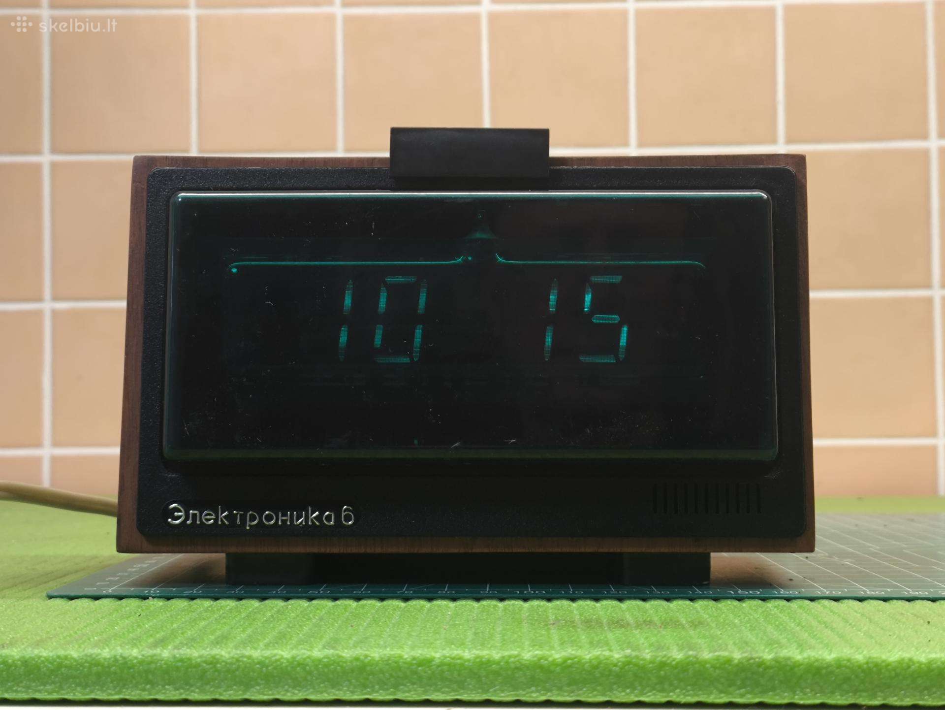 Elektronika 6 laikrodis pagamintas 1984