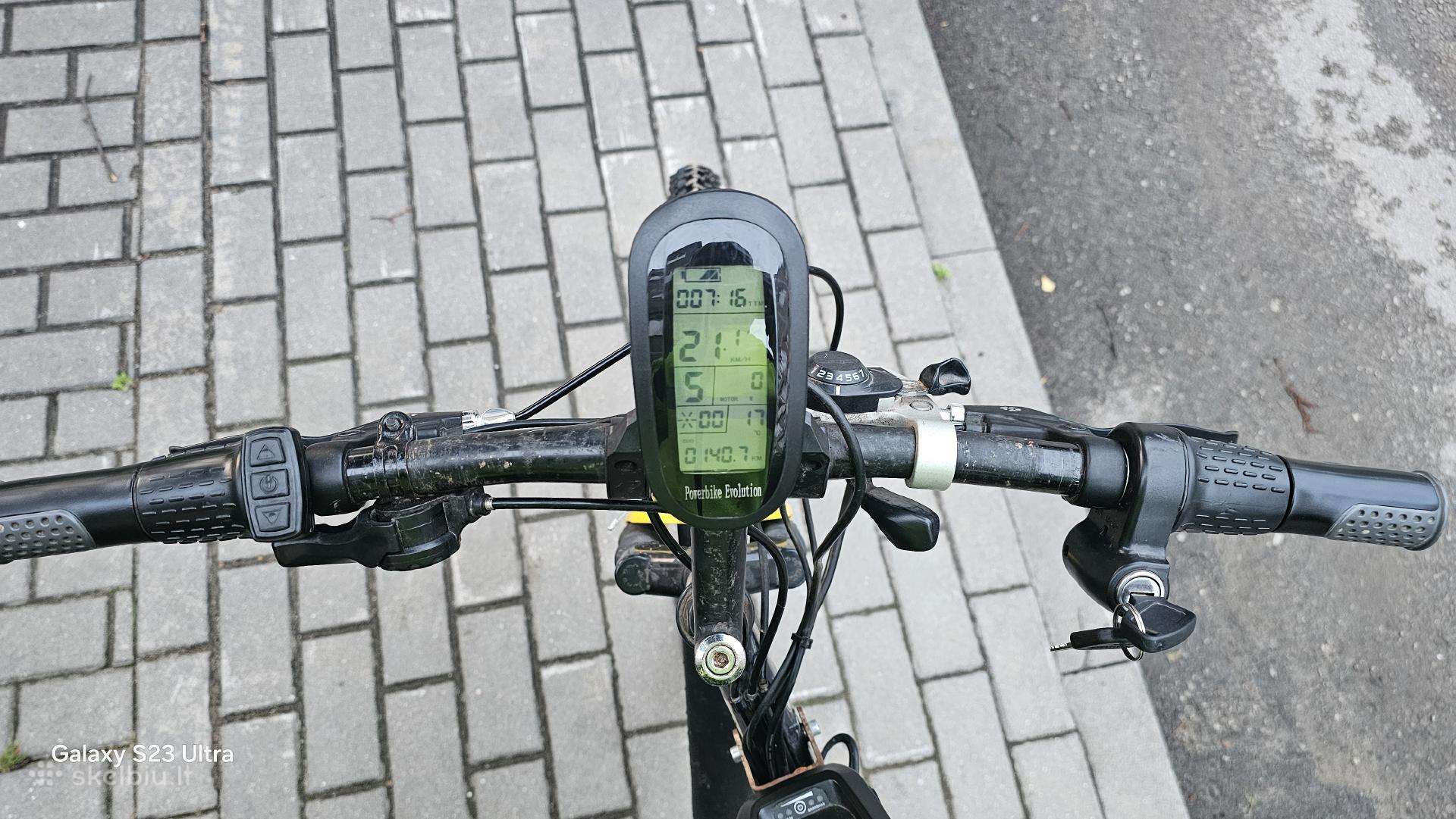 Elektrinis dviratis, 26", 1000w, 50km/v, 48v