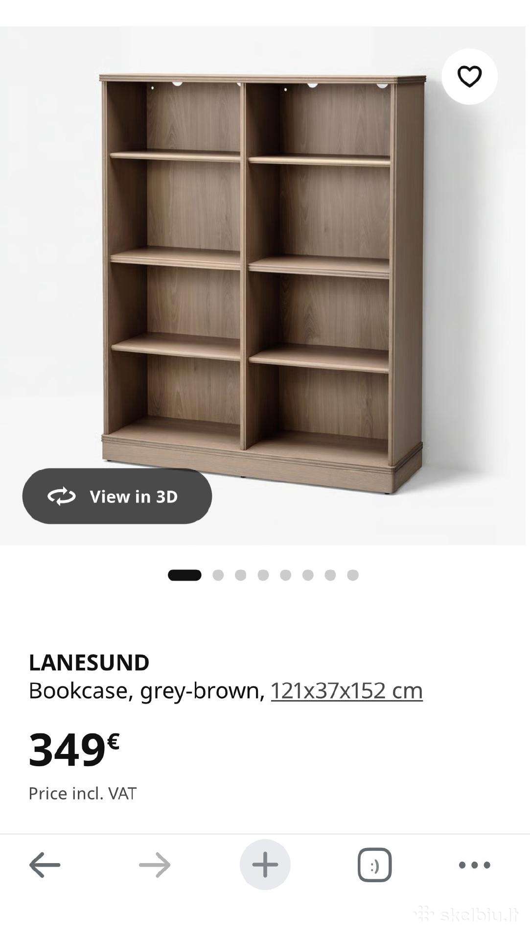 Ikea knygu lentyna naudota