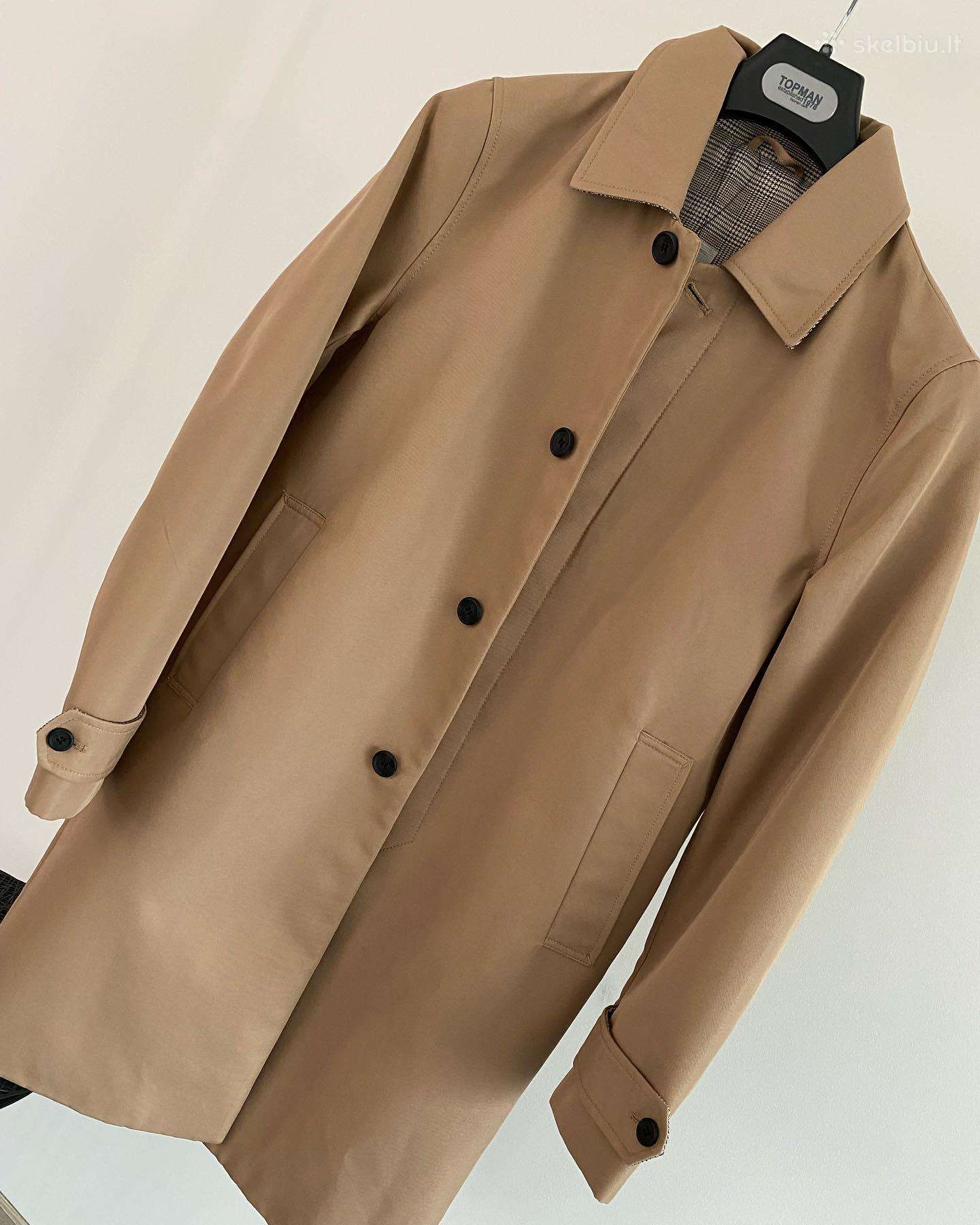 Vyriškas klasikinis Topman paltas, XS