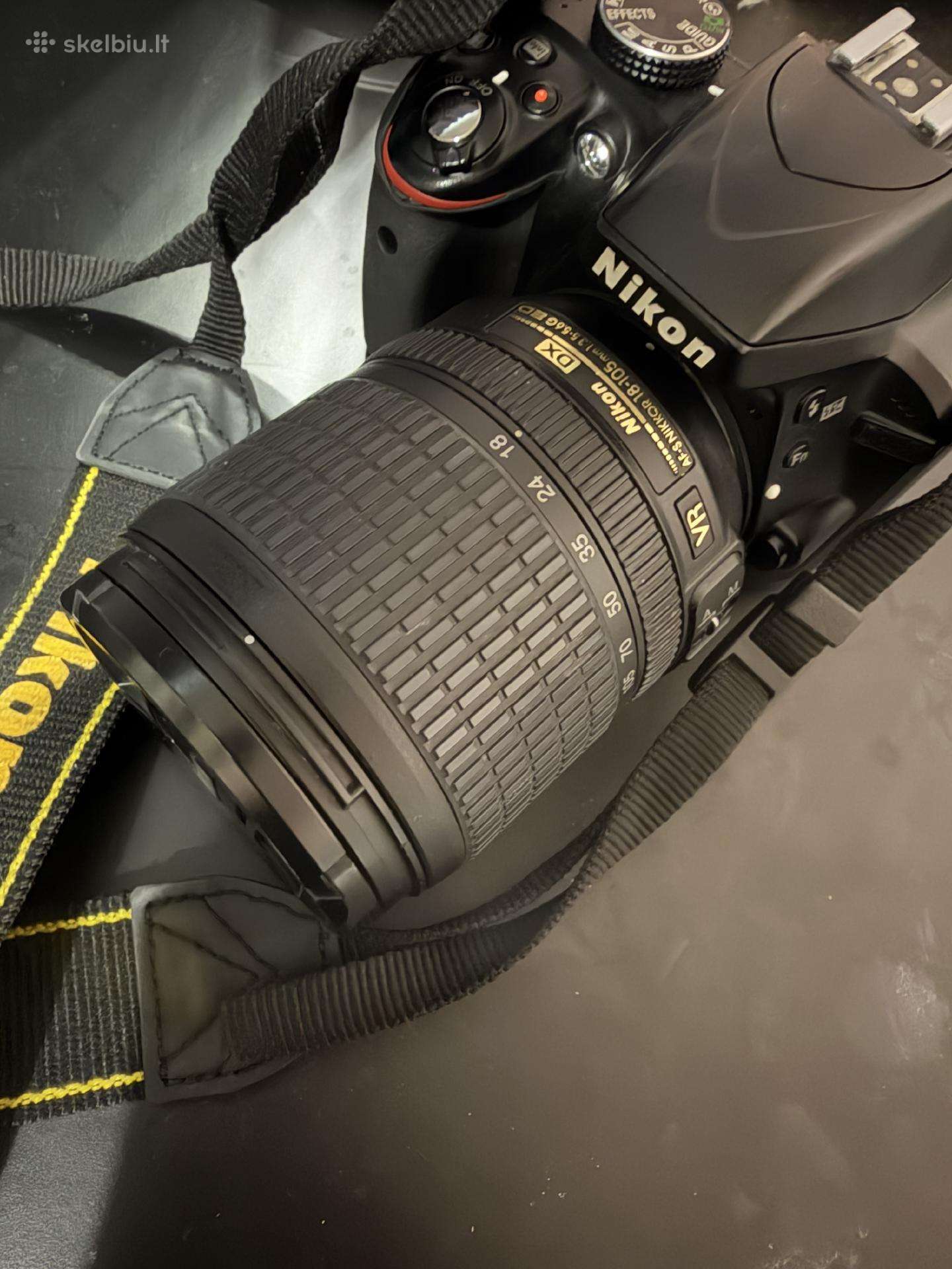 Nikon objektyvas Afs-nikkor 18-105mm 1:3.5-5.6 G